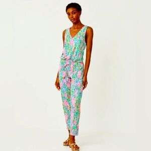 Lilly Pulitzer, new with tags, unicorn of the sea Women's Multicolor Jumpsuit sm